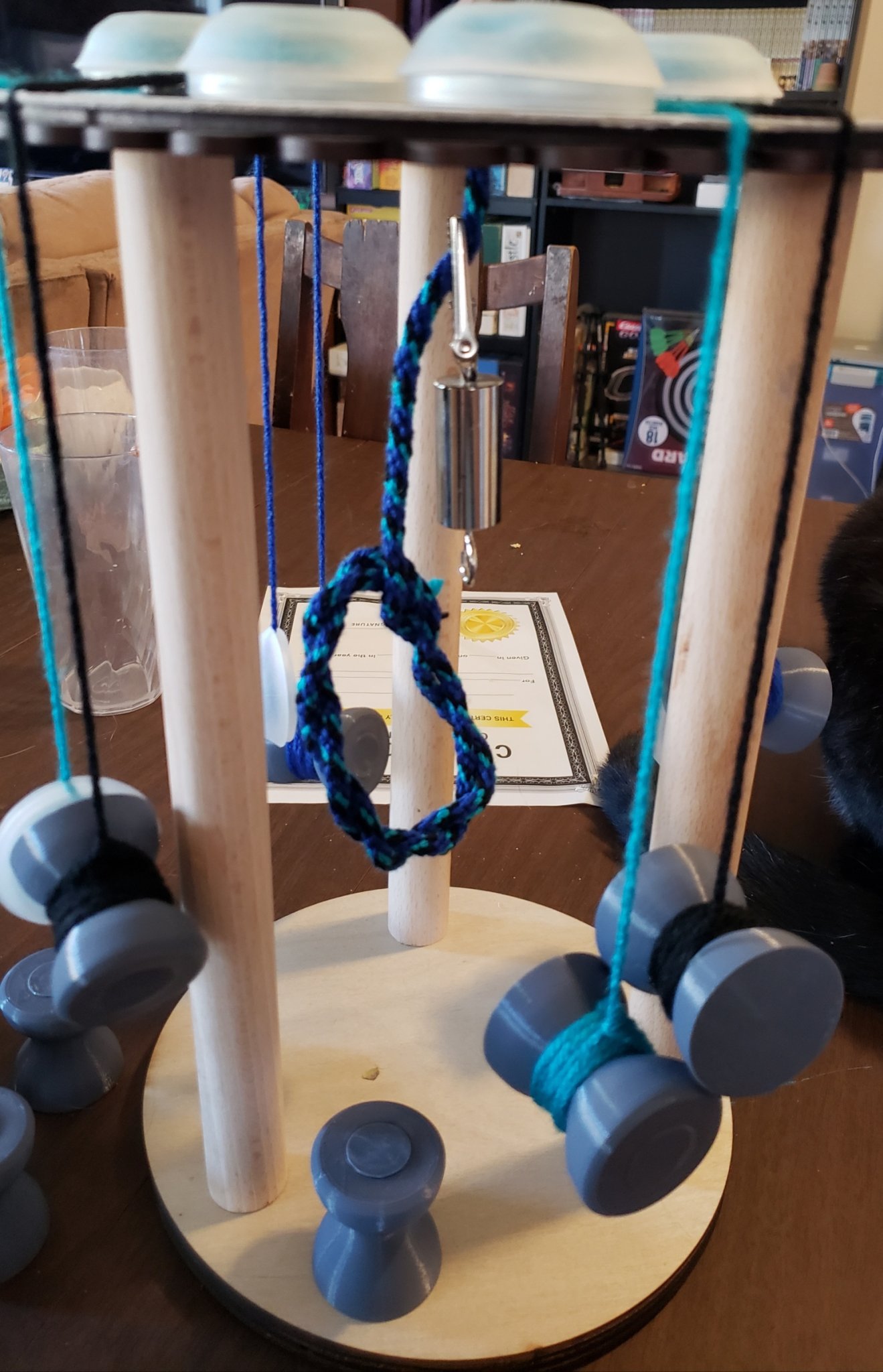 Cuộn bobbin Tama có trọng lượng cho Kumihimo truyền thống