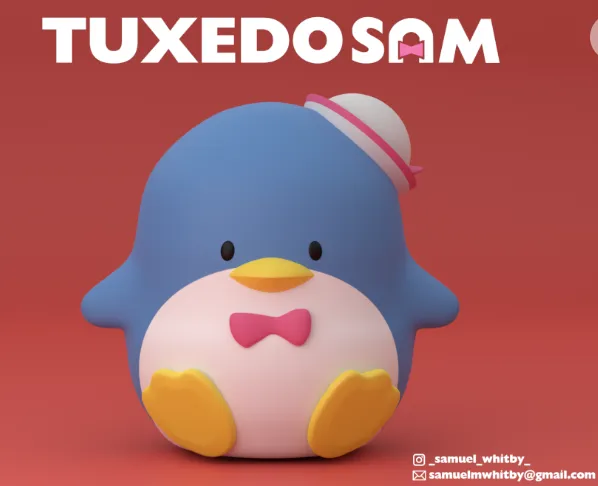 Móc khóa Tuxedo Sam dễ thương từ Sanrio
