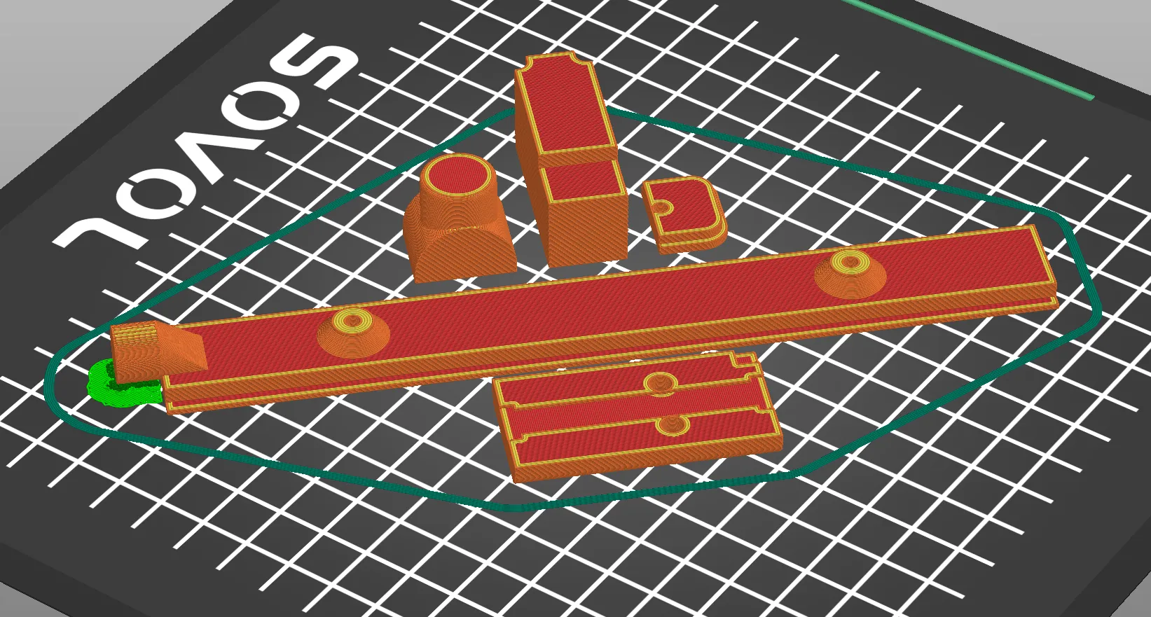 Giá đỡ nhiều phần cho việc sơn Glock 45 / 19 MOS