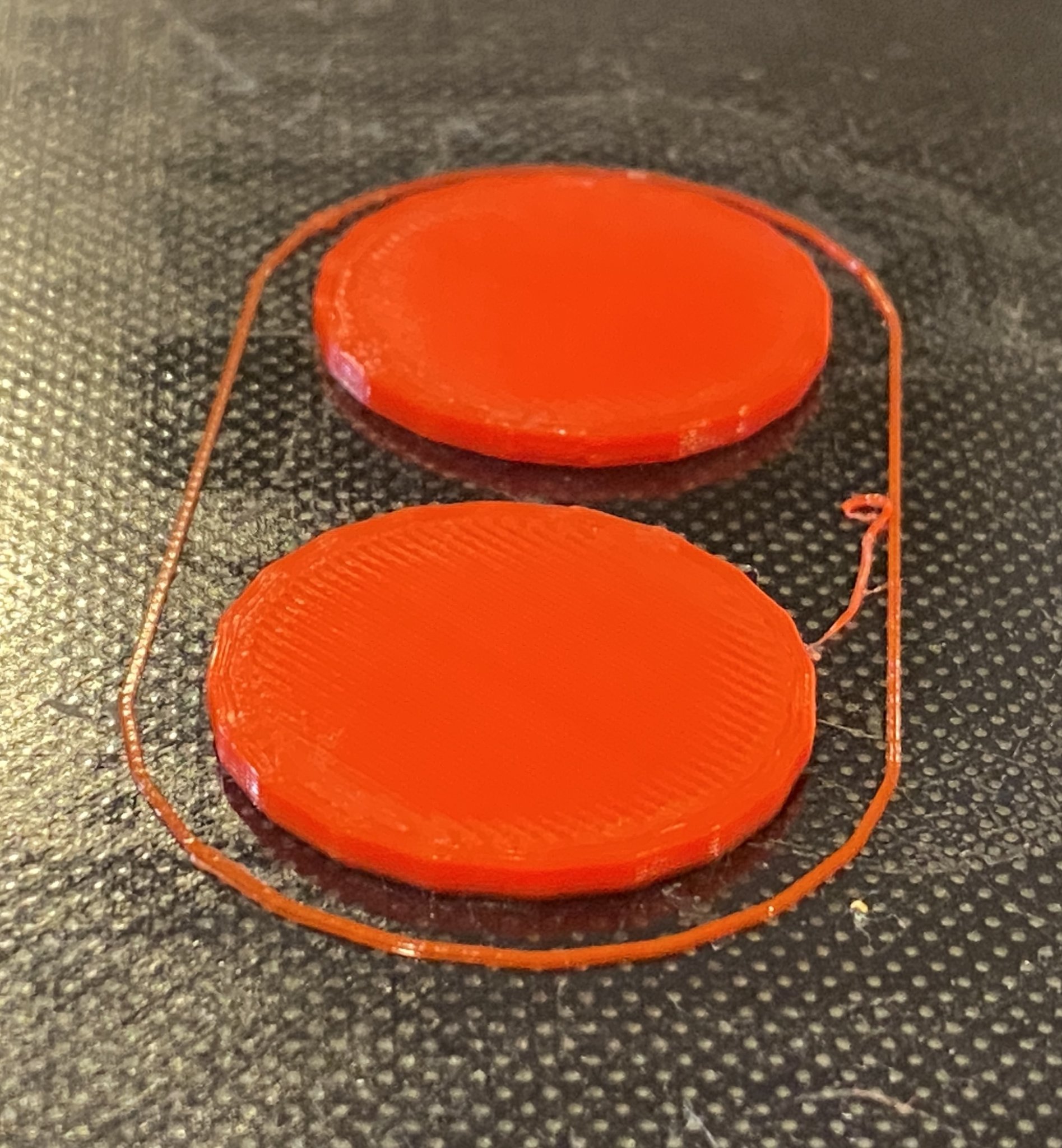 Dấu hiệu đĩa tròn đơn giản cho người chơi DnD (25.4 mm)