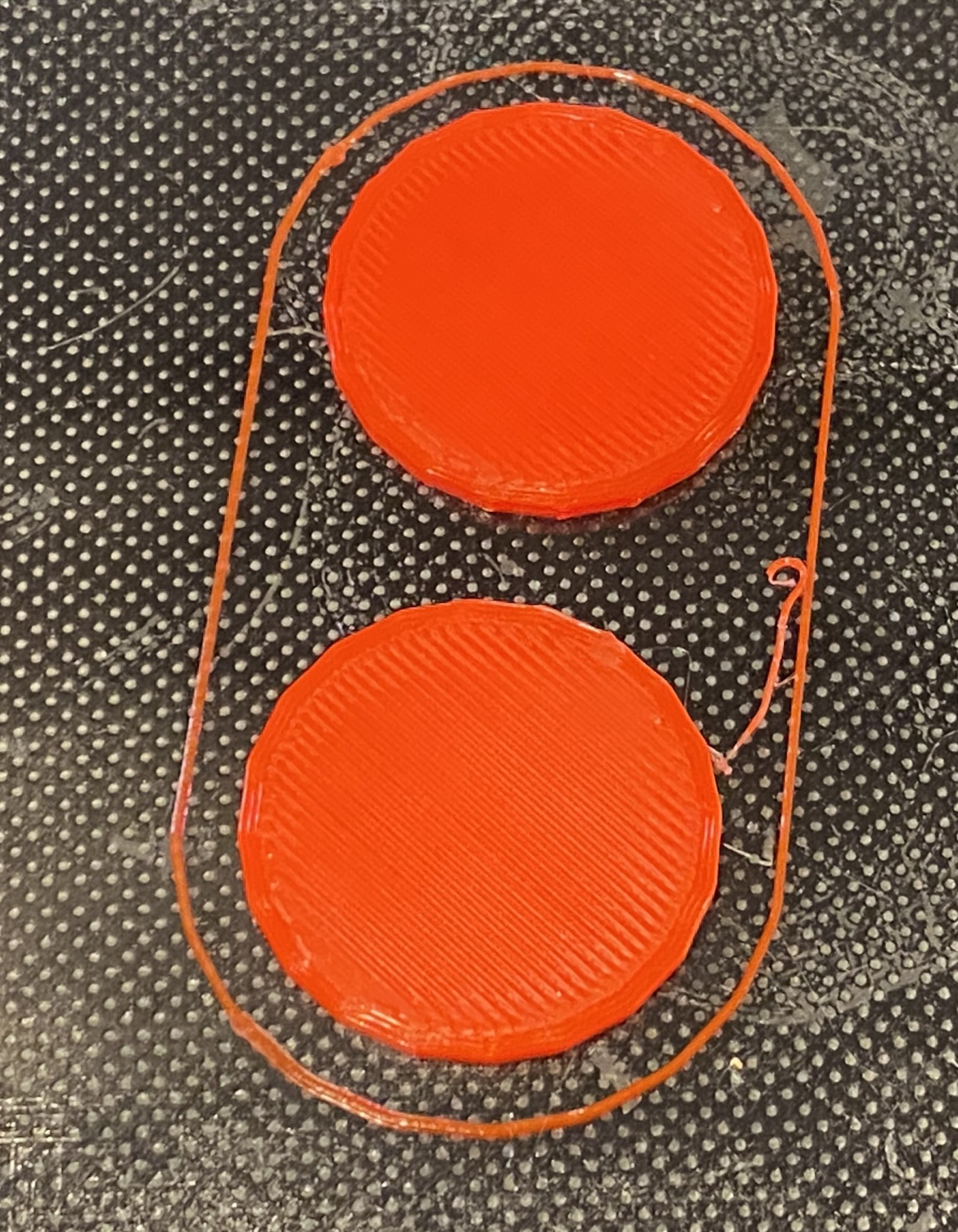 Dấu hiệu đĩa tròn đơn giản cho người chơi DnD (25.4 mm)