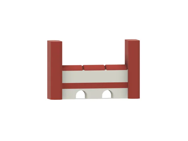 Bộ nhảy tường mini cho chó agility kích thước 1:10