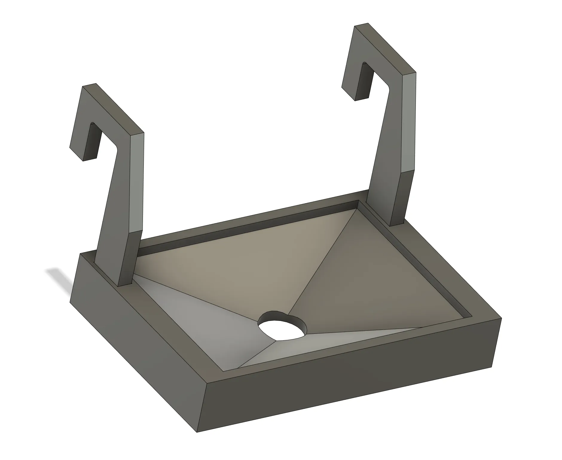 Giá đỡ xà phòng gắn vào lan can bồn tắm có thiết kế tham số