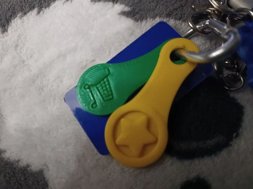 Đồng xu khóa xe đẩy siêu thị kích thước nhỏ cho Vương quố...