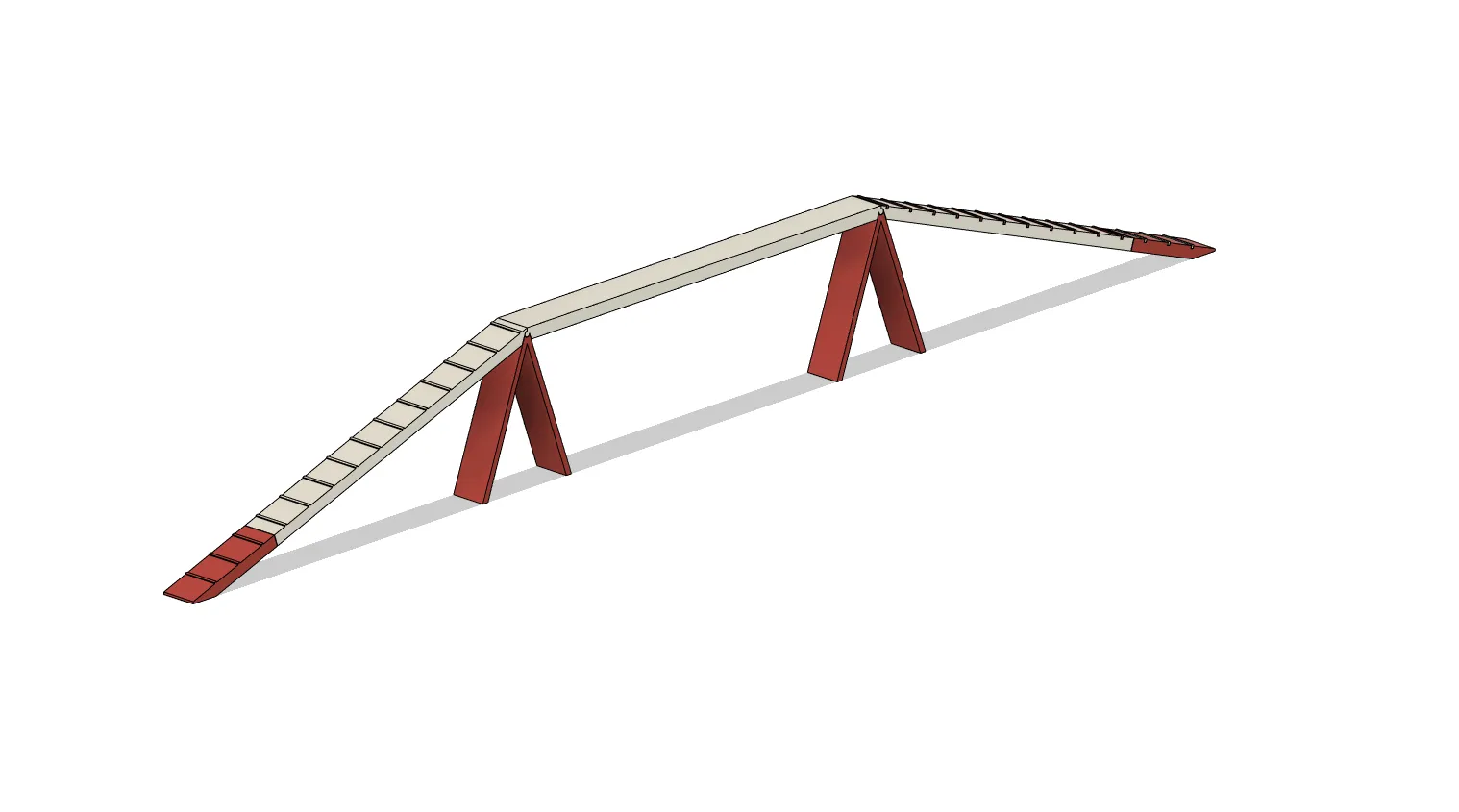 Cầu đi bộ mini cho chó theo tiêu chuẩn FCI