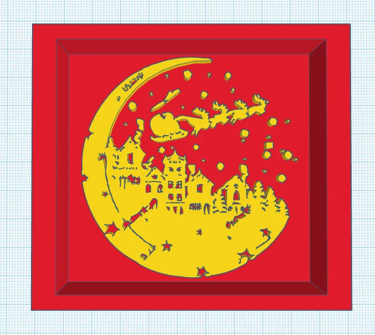 Ông Già Noel Đến Thị Trấn Trong Ngày Lễ Giáng Sinh