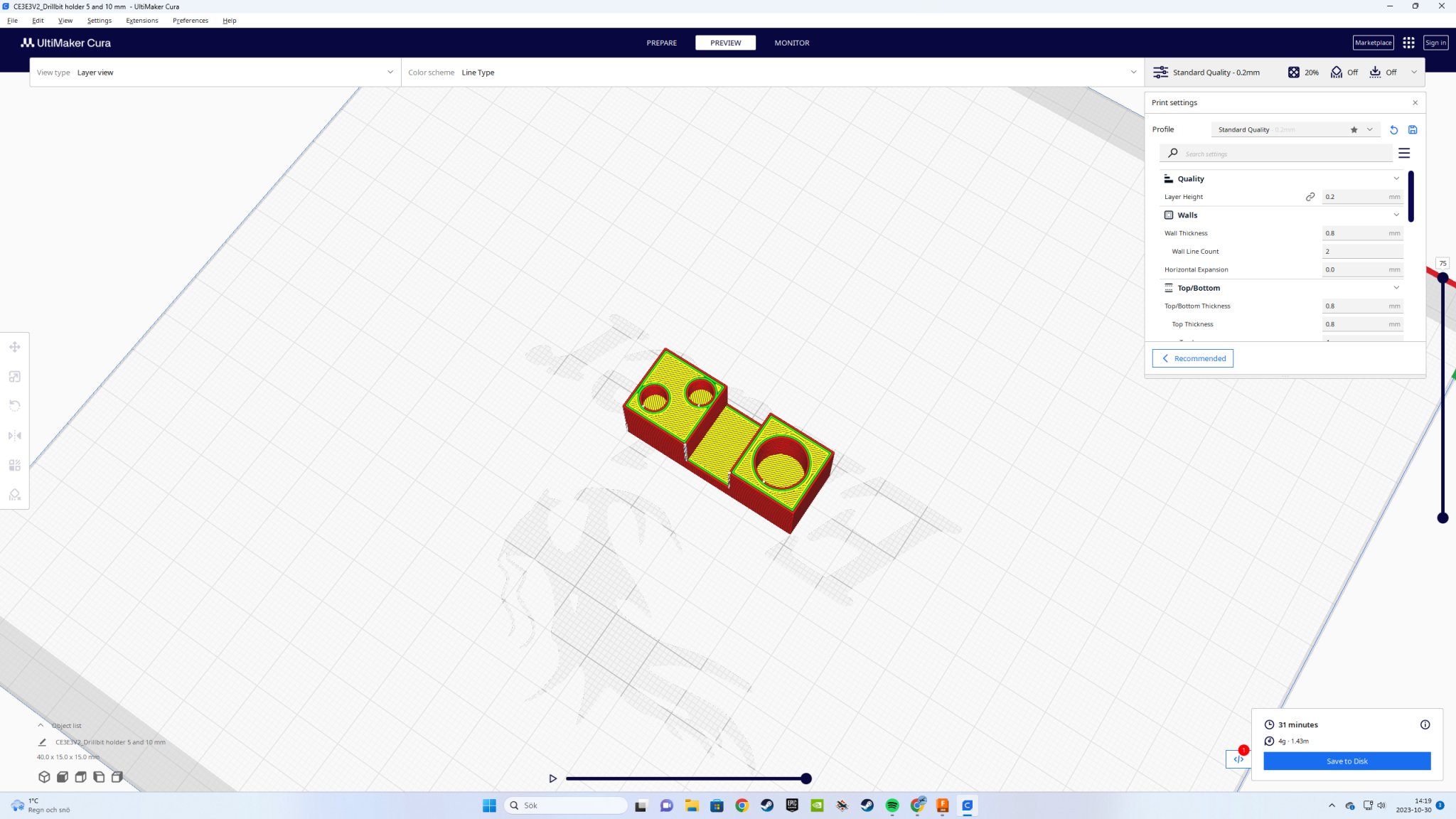 Giá đỡ mũi khoan cho 2x 5 mm và 1x 10 mm