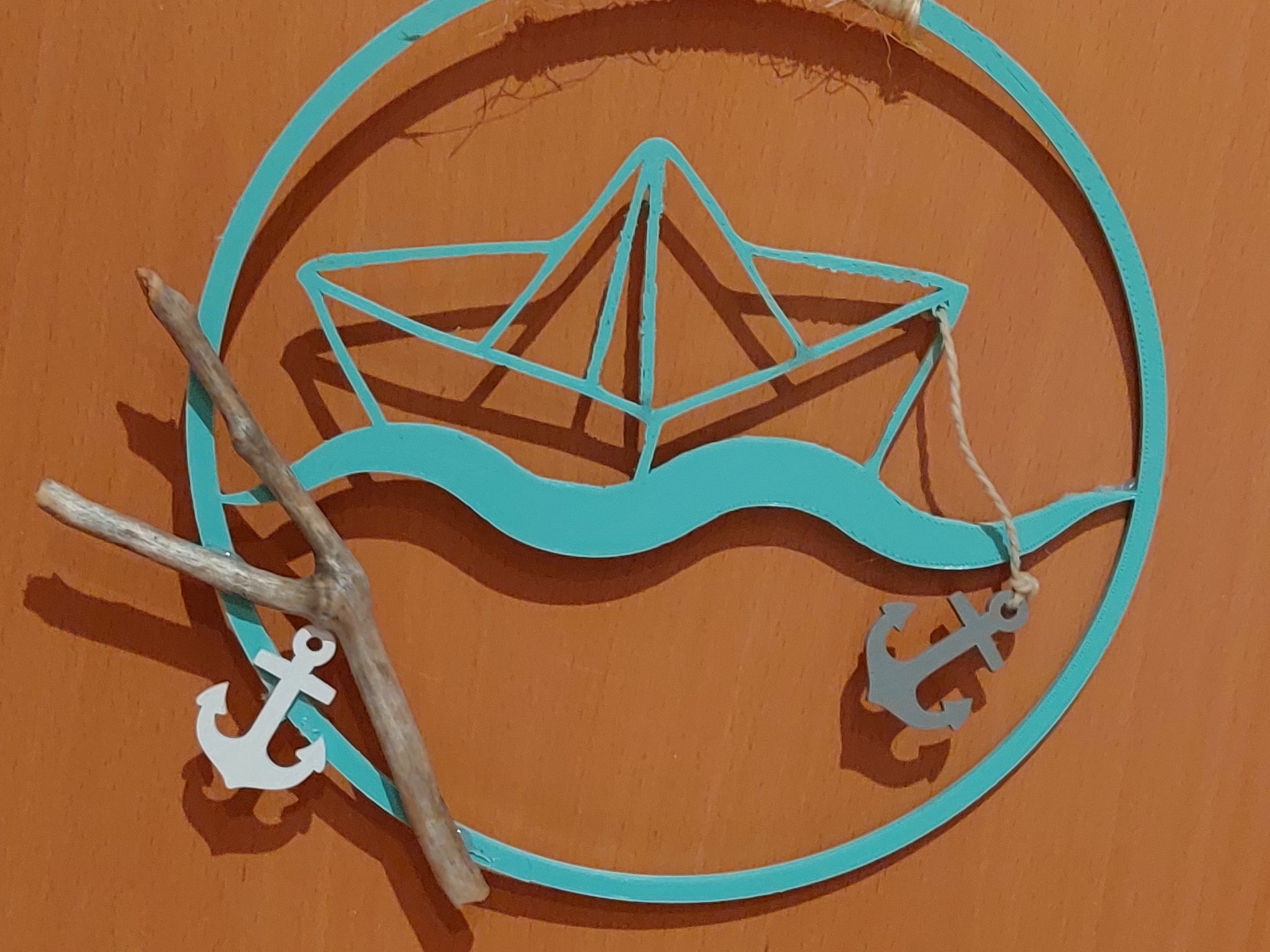 Trang trí treo tường - Thuyền giấy