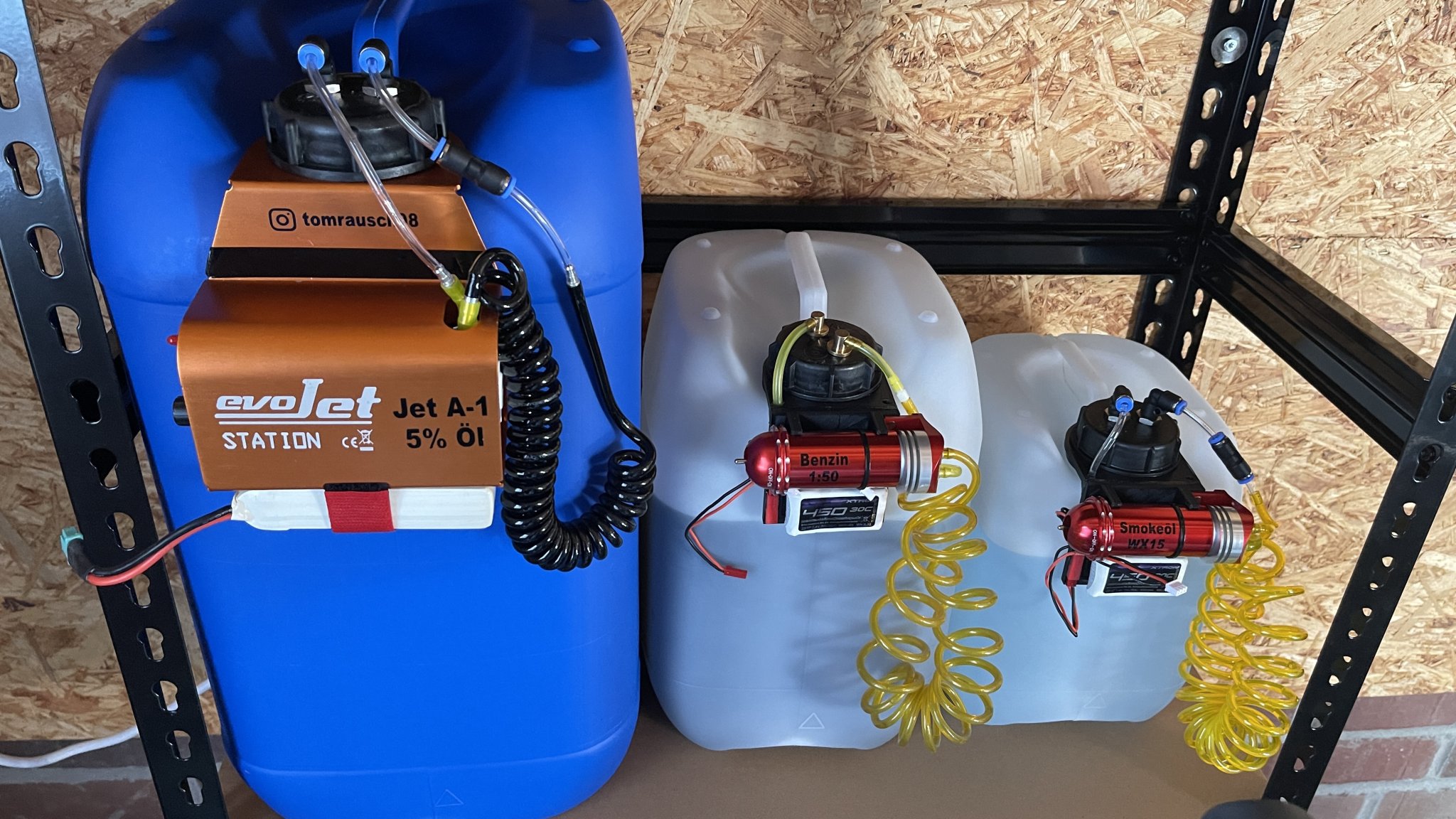 Trạm xăng cho bơm Miracle trong mô hình RC