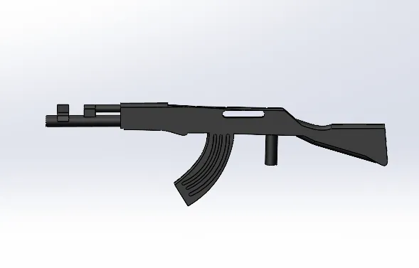 Mô hình súng AK-47 bằng lego nhỏ gọn và dễ lắp ráp