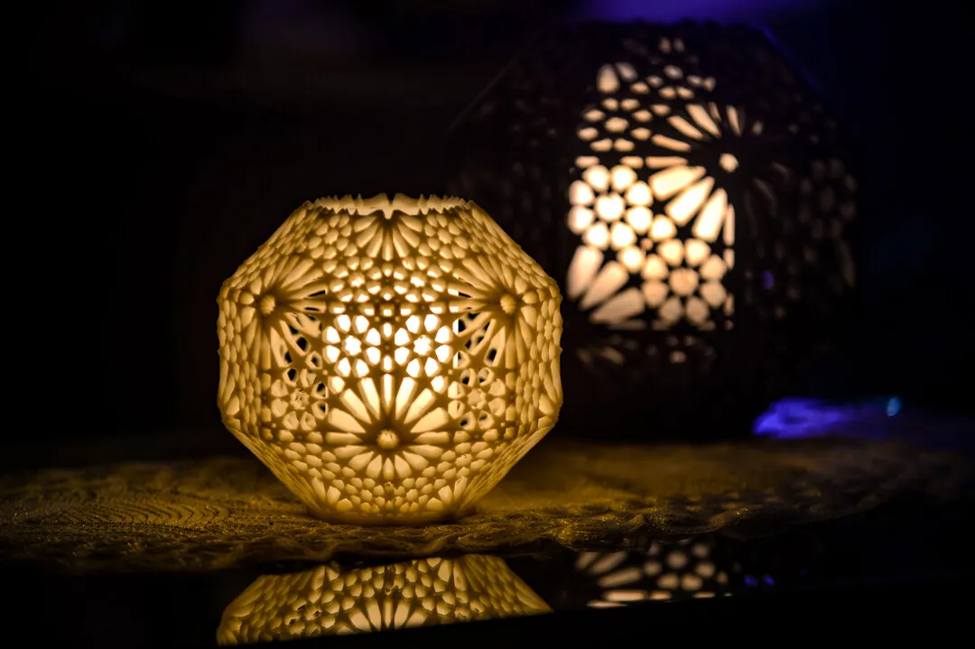 Đèn bàn Arabesque Alhambra Rosetta 14cm phong cách Andalusia