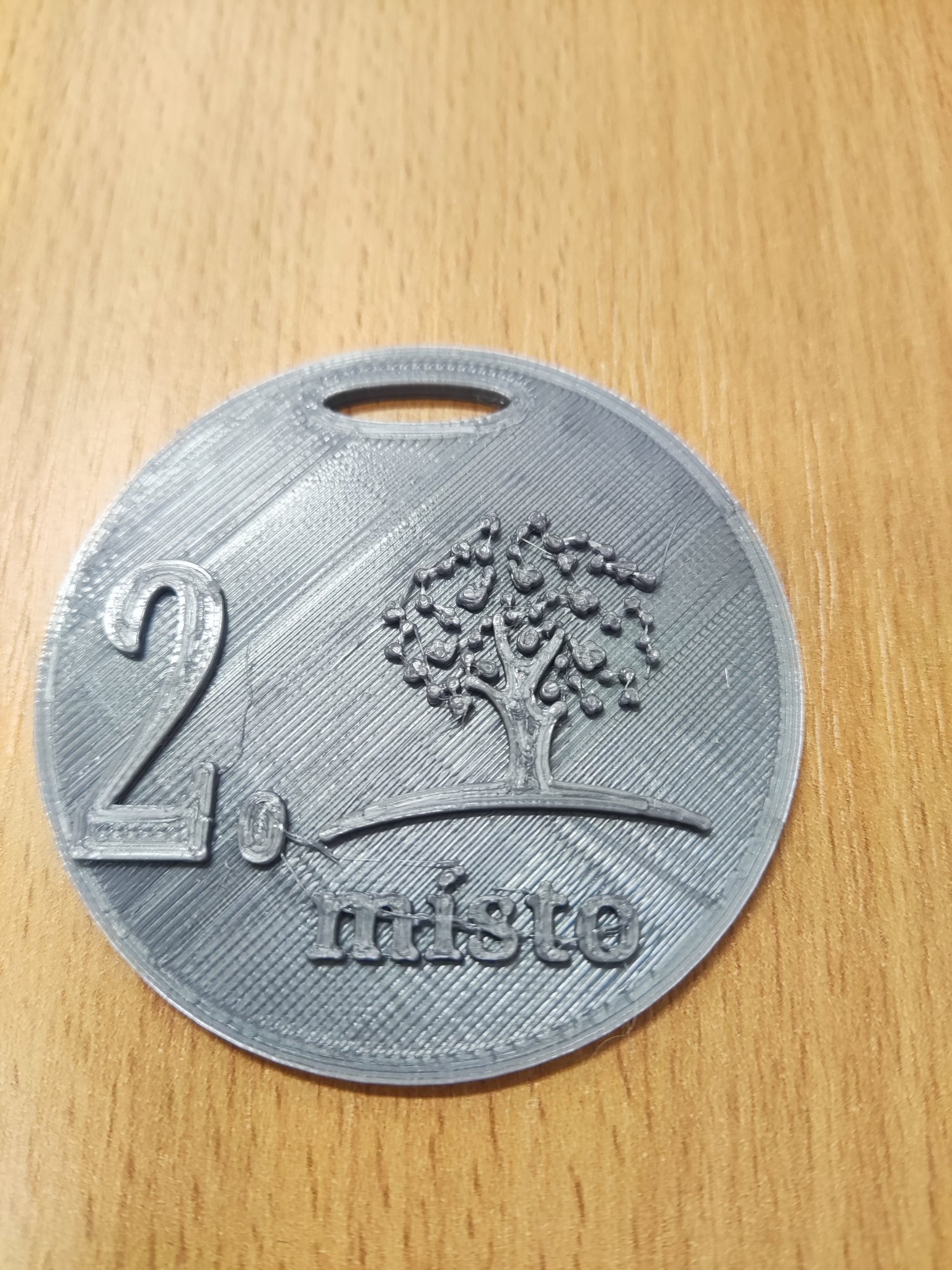 Huy chương với hình cây - Giải Nhì