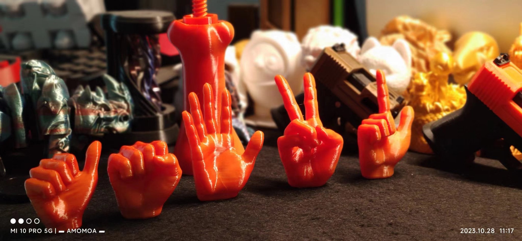 Cánh tay có thể thu gọn với các cử chỉ thay đổi