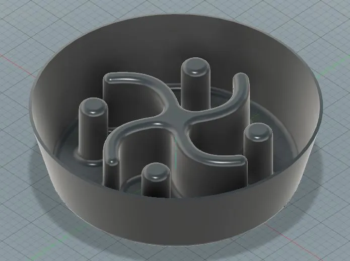 Bát ăn chậm cho chó giúp giảm tình trạng khó tiêu
