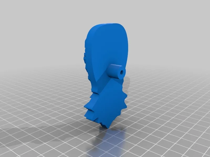 Núm vặn hình quả dứa dễ in 3D với lỗ vít 3.5mm