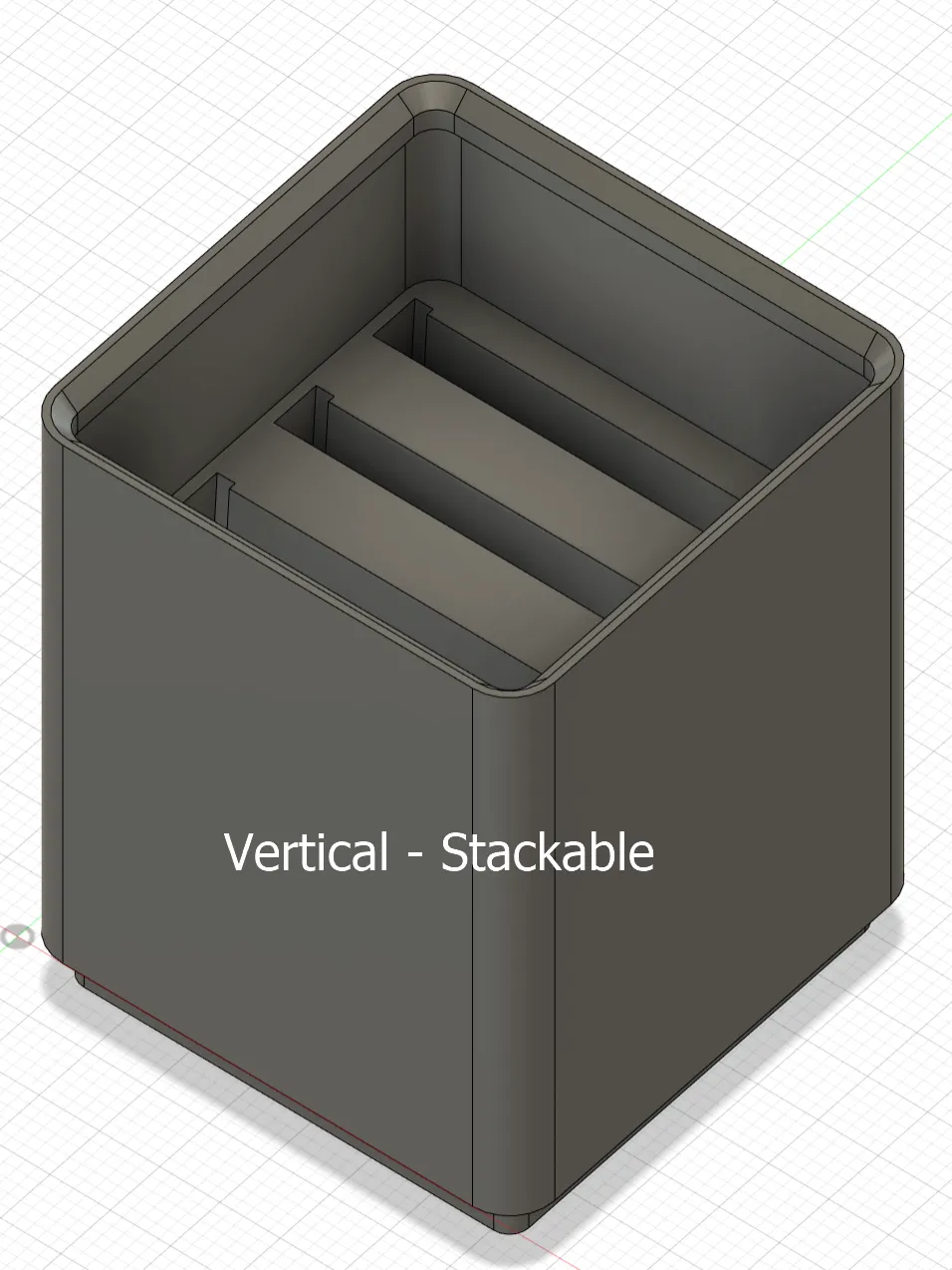Giá đỡ thẻ CF cho nền Gridfinity 1x1