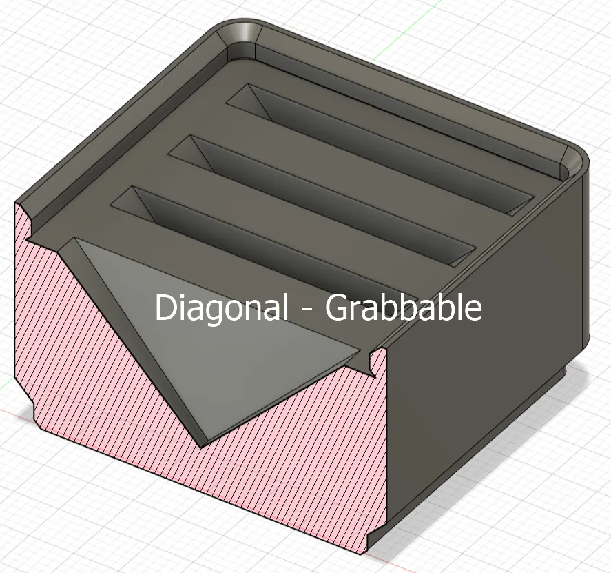 Giá đỡ thẻ CF cho nền Gridfinity 1x1
