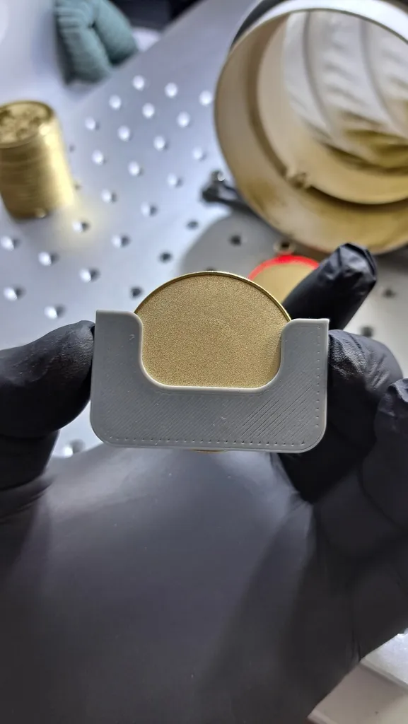 Công cụ căn chỉnh đồng xu cho khắc laser hai mặt