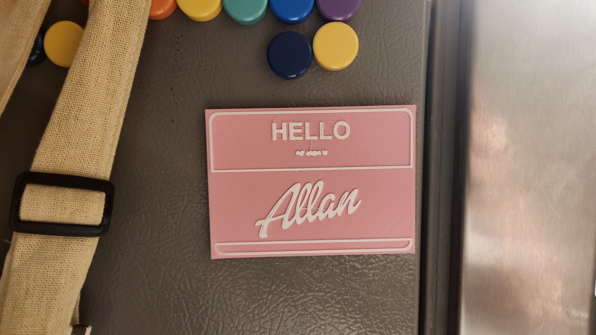 Biển tên Barbie - Biến thể Allan