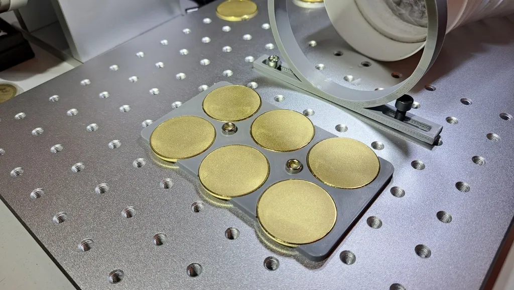 Giá đỡ đồng xu 40mm cho khắc laser