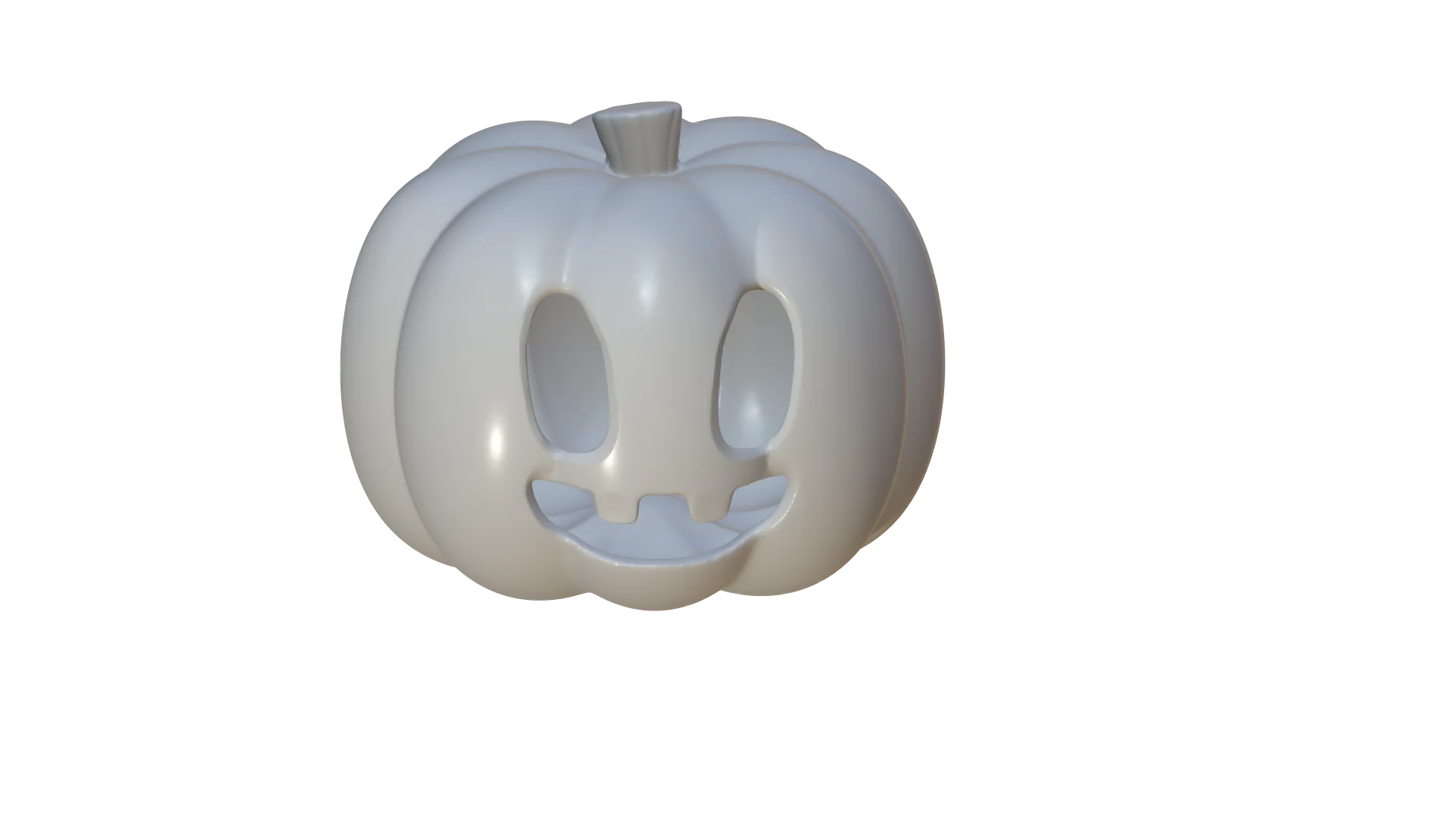 Quả bí ngô tối giản cho trang trí Halloween