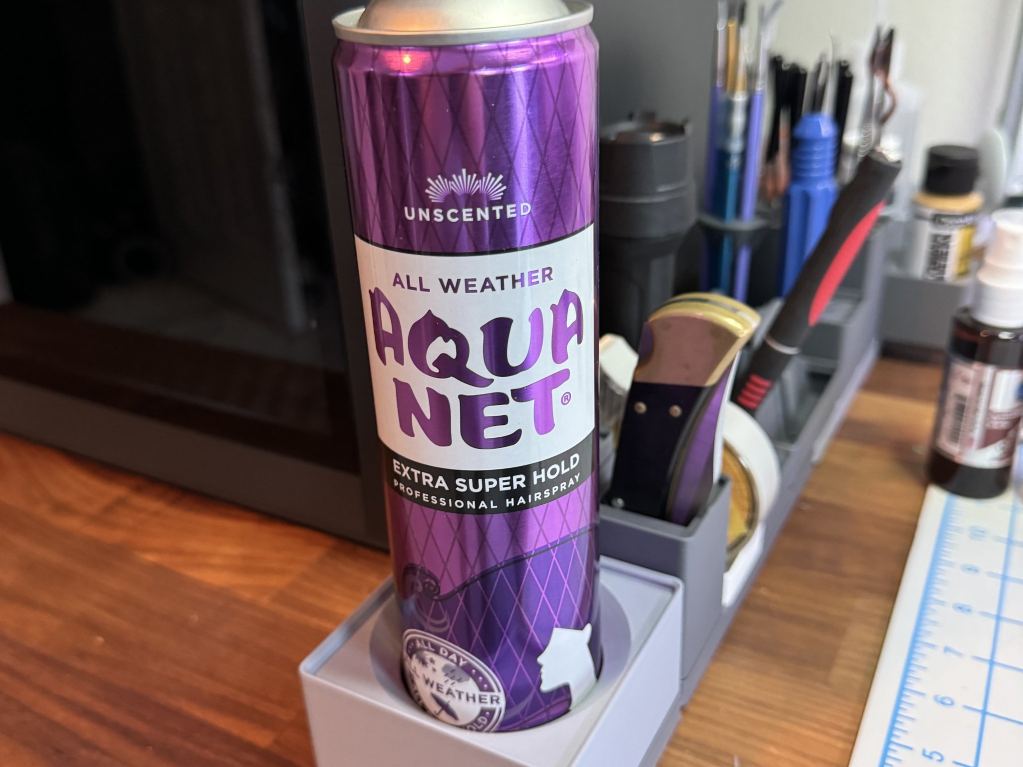 Giá đỡ đứng Gridfinity Aqua Net cho không gian làm việc ngăn nắp