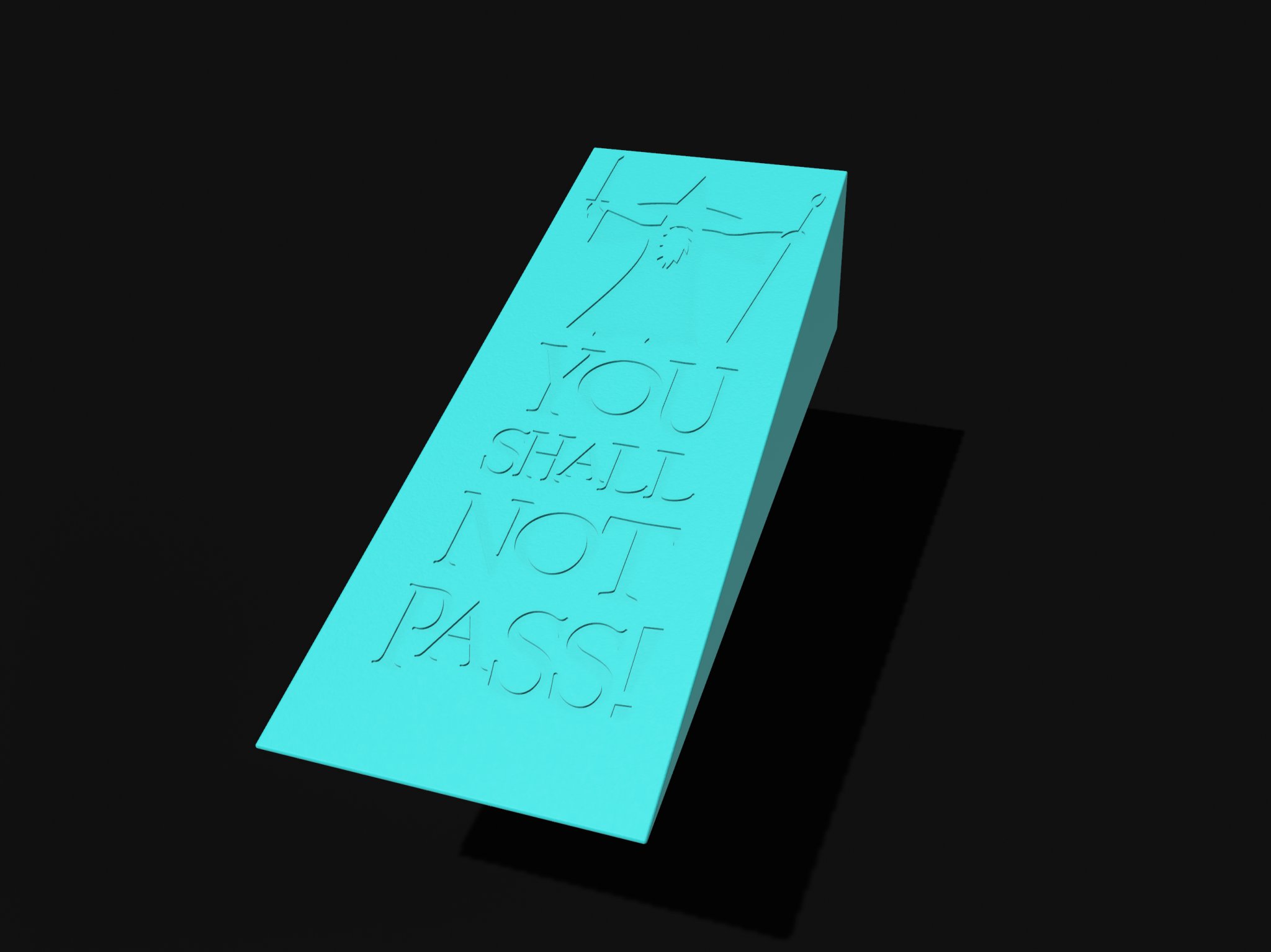 Giá đỡ cửa Gandalf theo phong cách Lord of the Rings