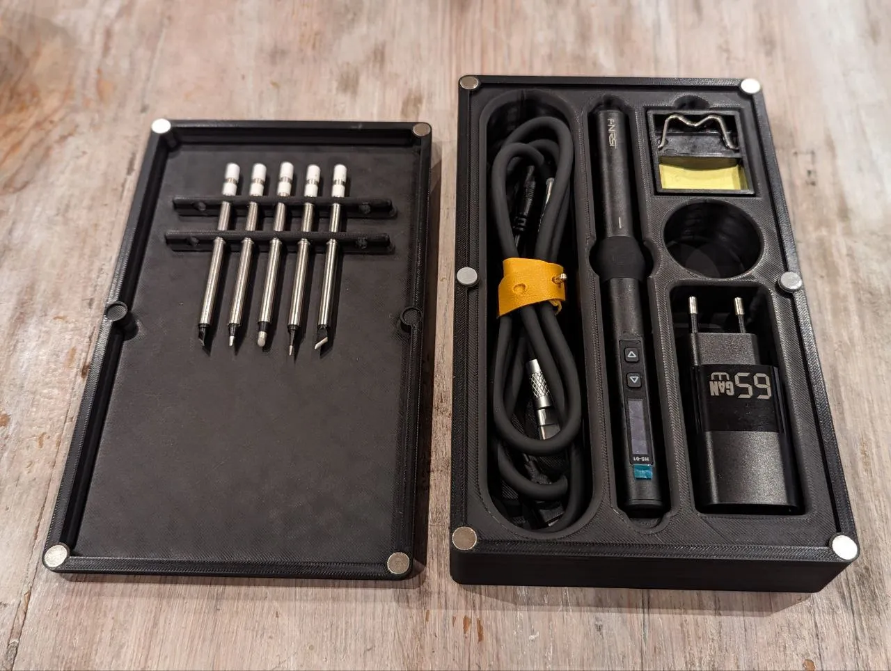 Hộp lưu trữ cho máy hàn Fnirsi HS-01 và phụ kiện