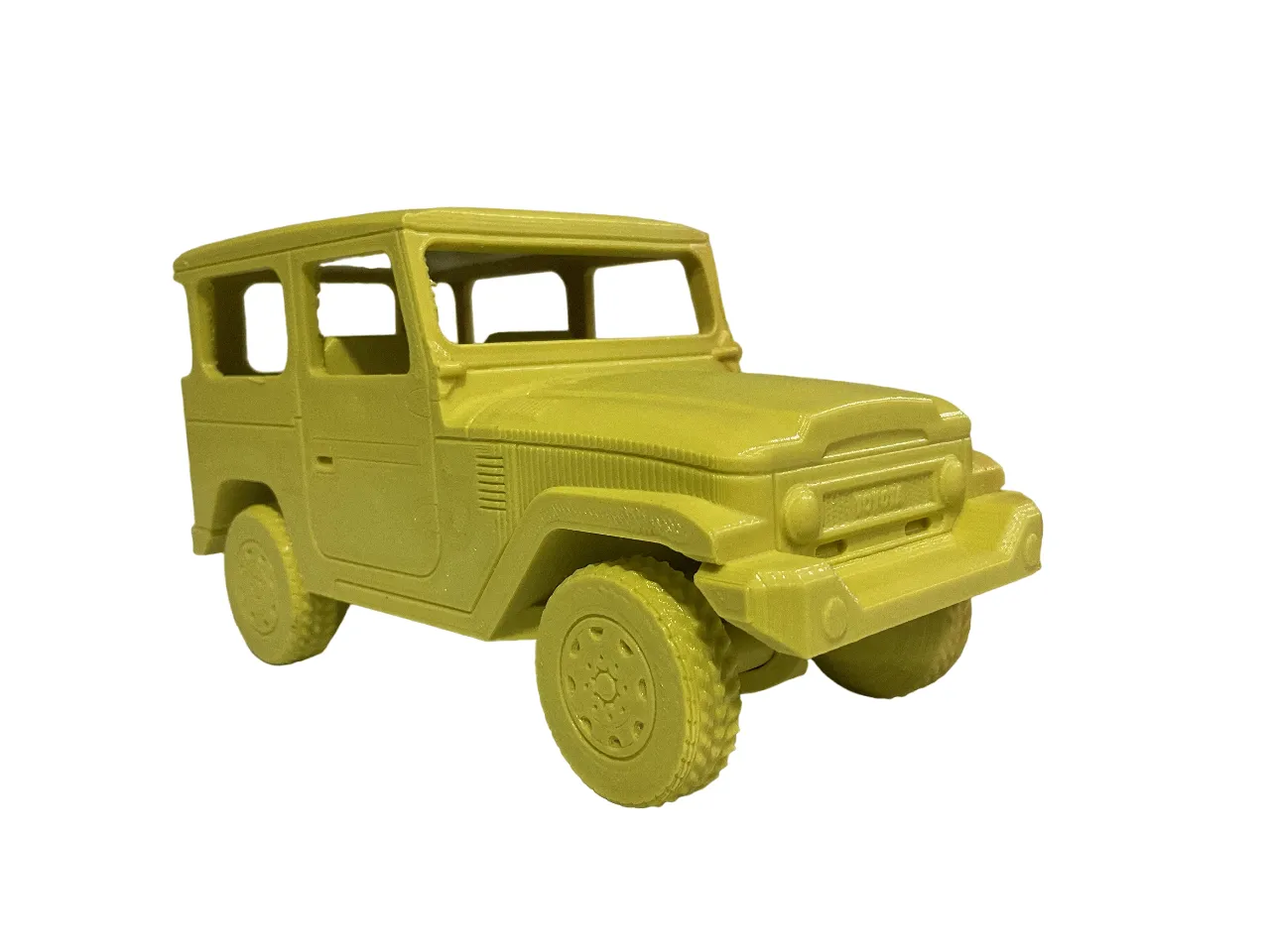 Toyota FJ40 in Place với bánh xe chuyển động