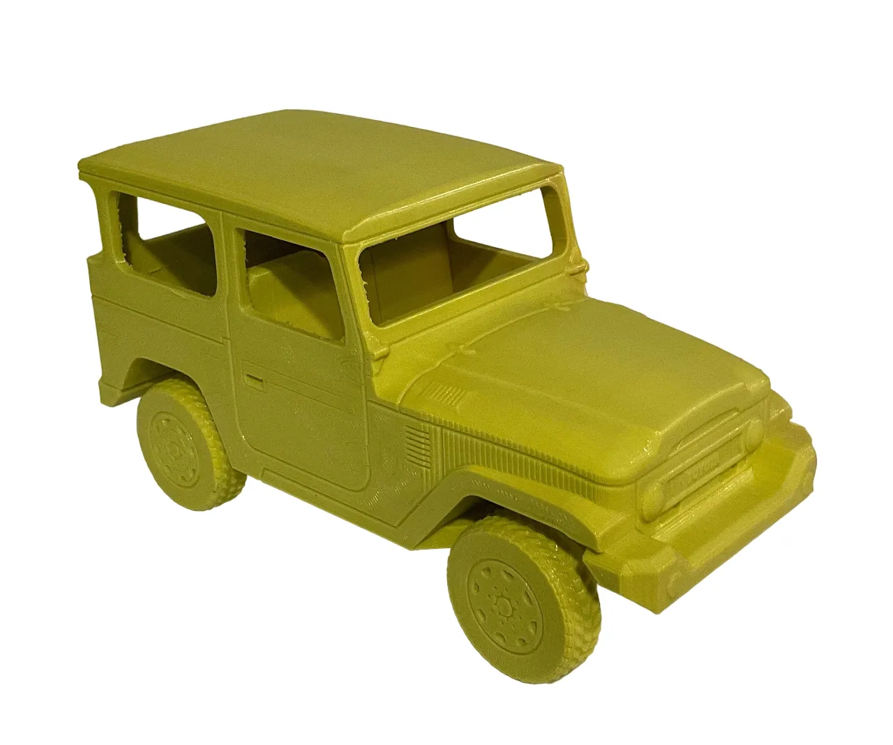 Toyota FJ40 in Place với bánh xe chuyển động