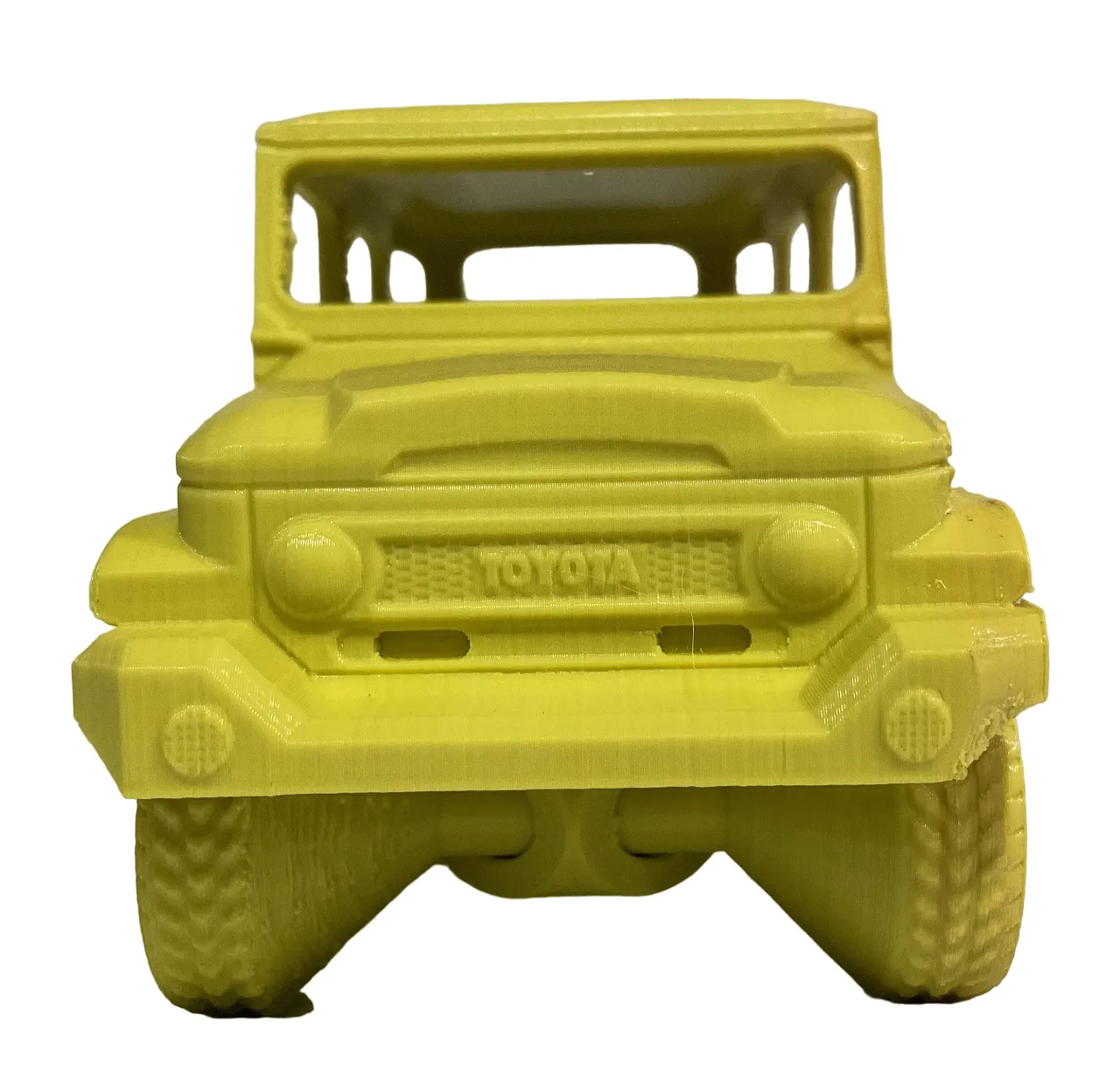 Toyota FJ40 in Place với bánh xe chuyển động