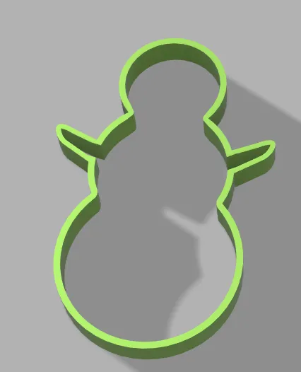 Cutter bánh quy hình người tuyết dễ thương