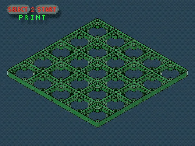 Đế tổ chức Gridfinity 5x5 kiểu Skelet