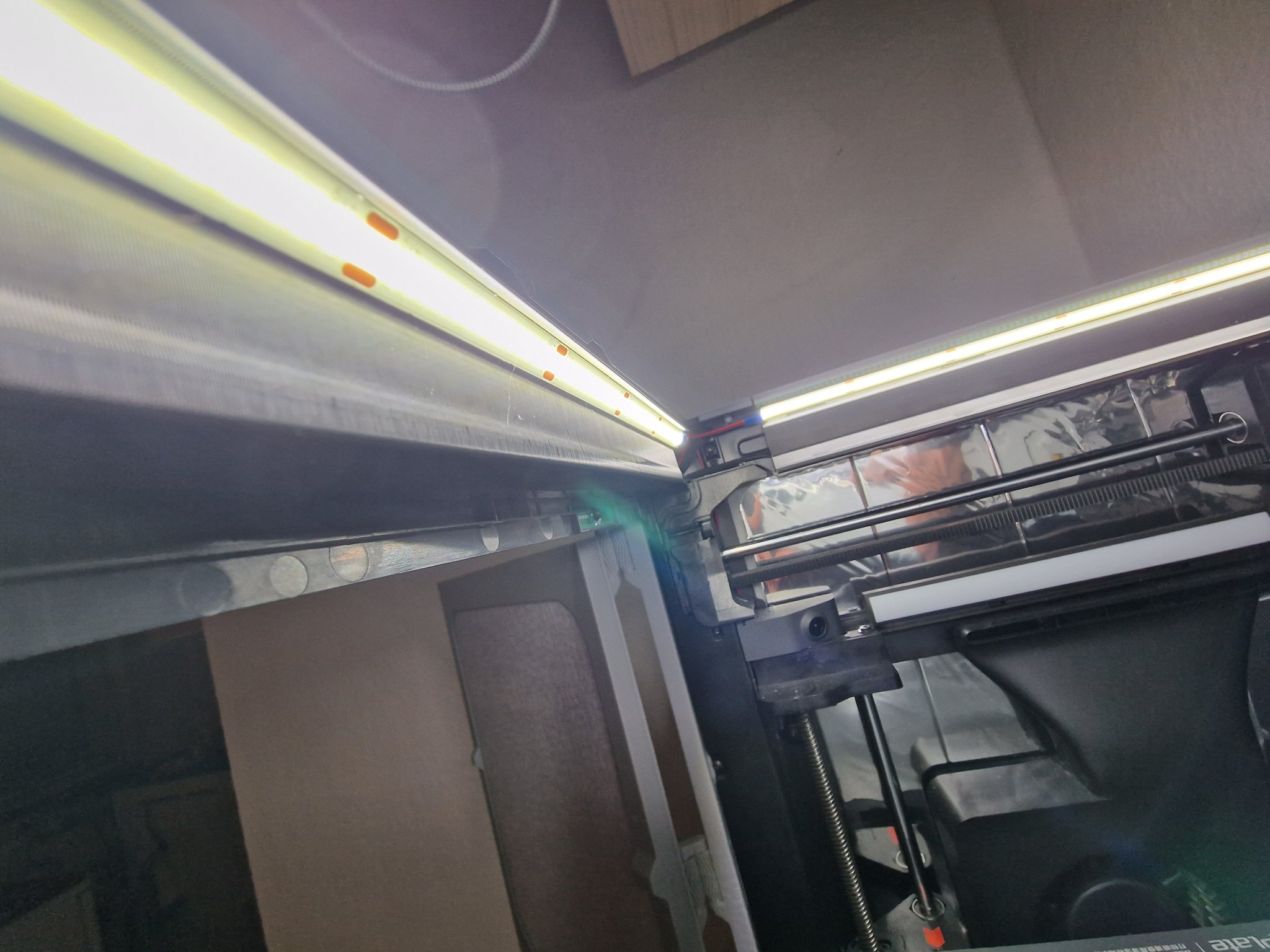 Giá đỡ LED ba mặt cho Bambu P1P/P1S tối đa 12mm