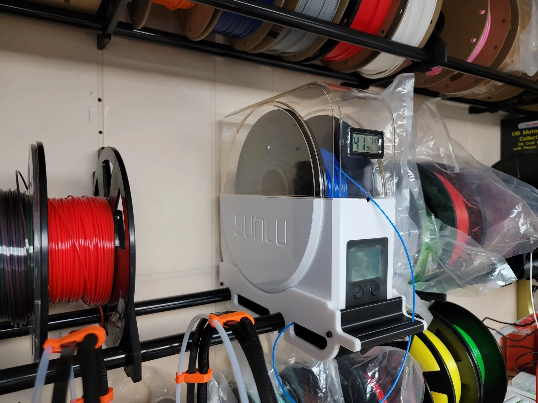 Giá đỡ máy sấy filament Sunlu S1 cho hệ thống RepRack