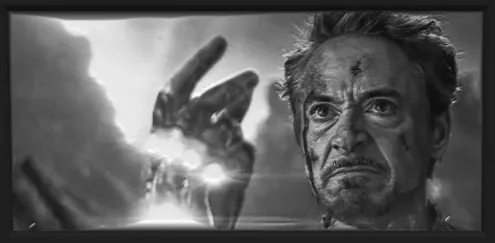 Mô hình lithophane Tony Stark từ Avengers