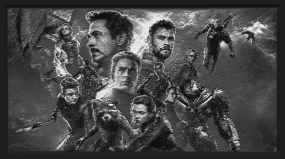 Mô hình lithophane Avengers Endgame độc đáo