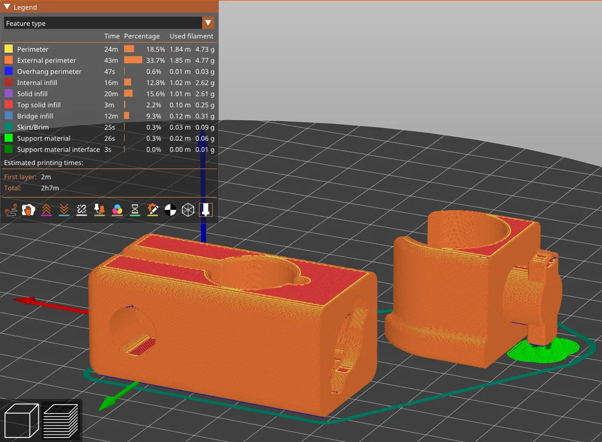 Giá đỡ vòi sen thay thế cho cột đường kính 16mm