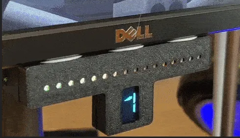 Vỏ cho đồng hồ vòng tua máy và chỉ báo số trên Simhub