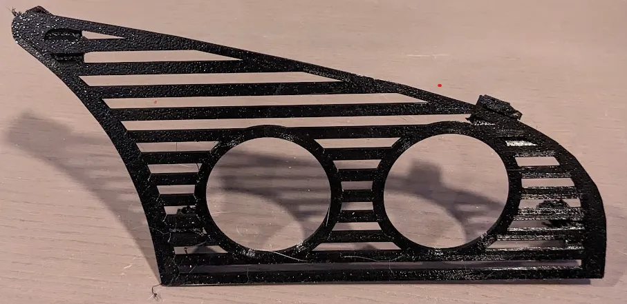 Vent trung tâm thay thế cho BMW e36 với đồng hồ 52mm