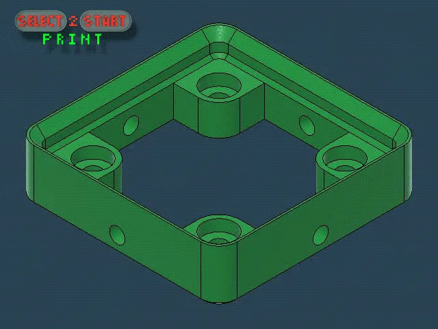 Giá đỡ Gridfinity 1x1 với cơ sở Skelet