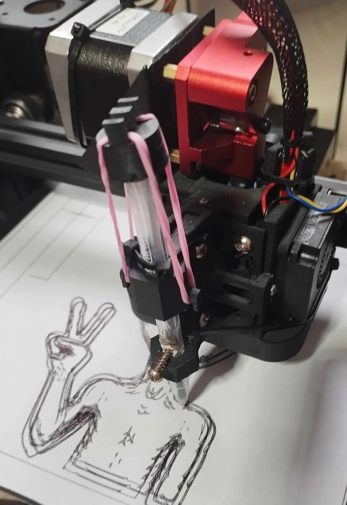 Giá đỡ bút cho hotend máy in 3D Ender