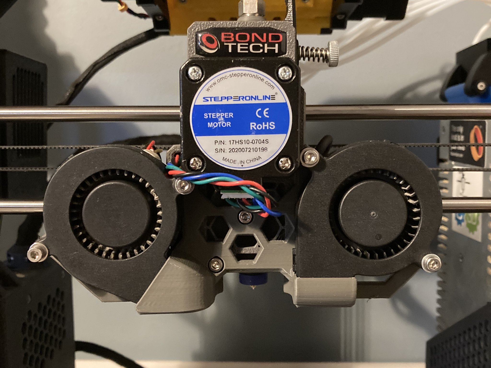 Bộ quạt kép cho đầu đùn Bondtech trên Prusa MK3/S