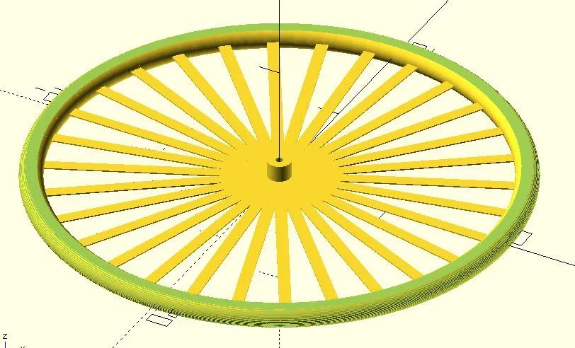 Tùy chỉnh bánh xe đa dạng cho mô hình 3D