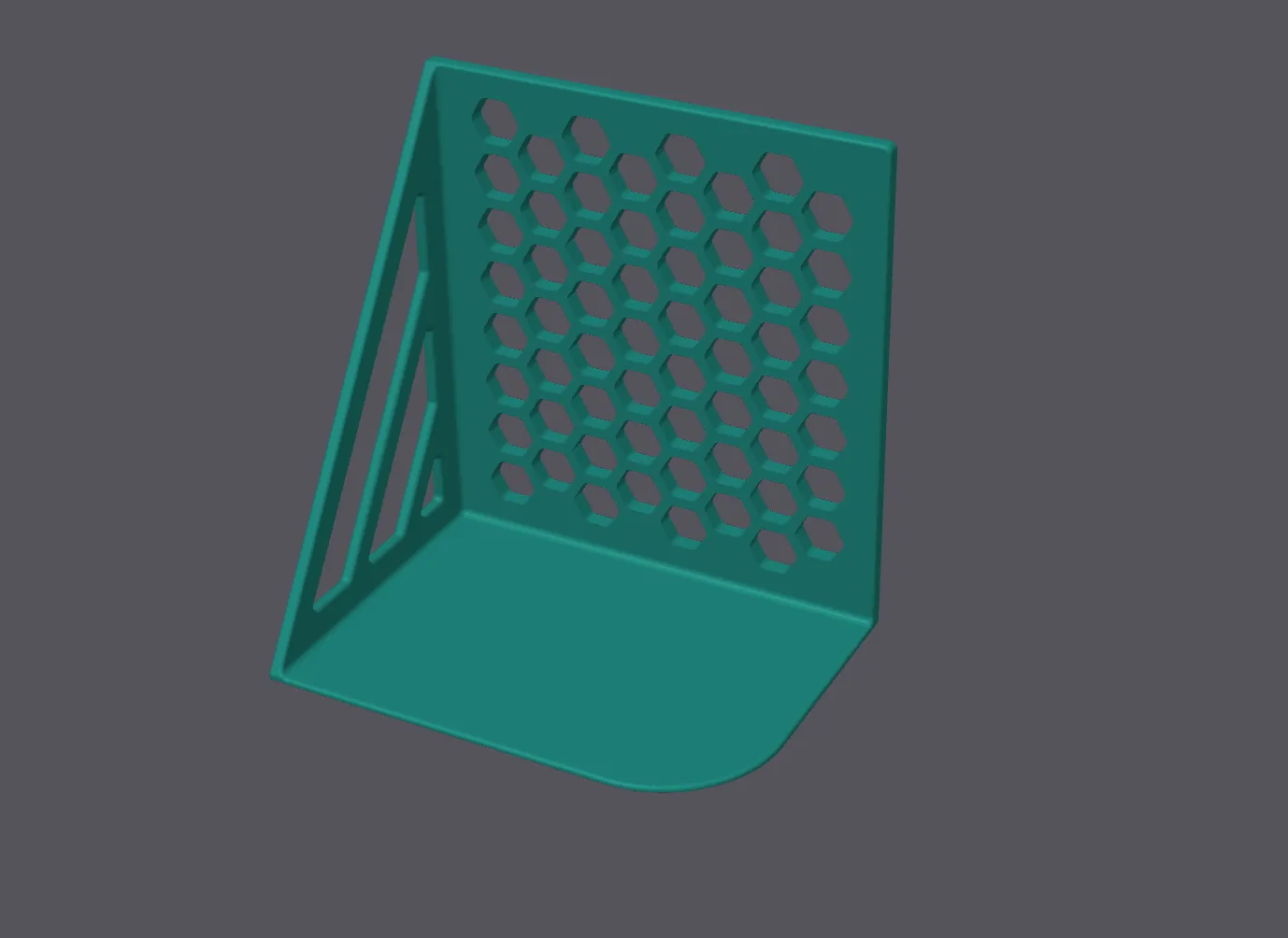 Giá đỡ sách hình lục giác đẹp mắt và đơn giản