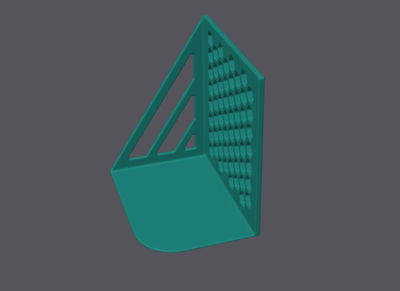 Giá đỡ sách hình lục giác đẹp mắt và đơn giản