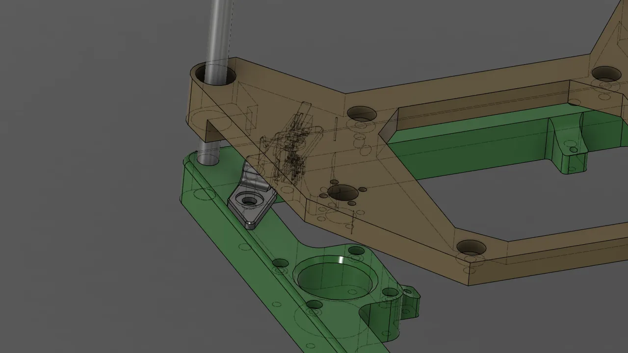 Giá đỡ endstop cho khung giường Magnum trên máy in Ender 3