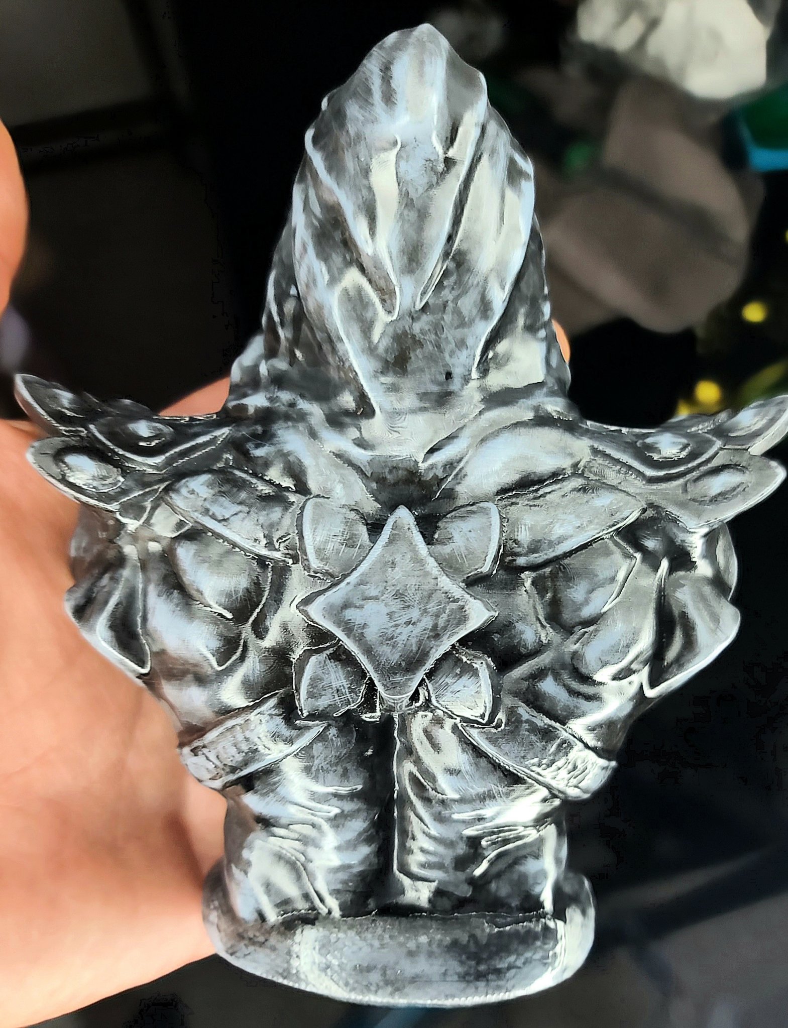 Tượng đầu Skeletor độ phân giải cao hỗ trợ in 3D