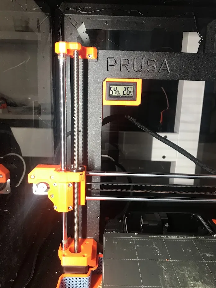 Giá đỡ đồng hồ đo độ ẩm đồng phẳng với khung máy in 3D