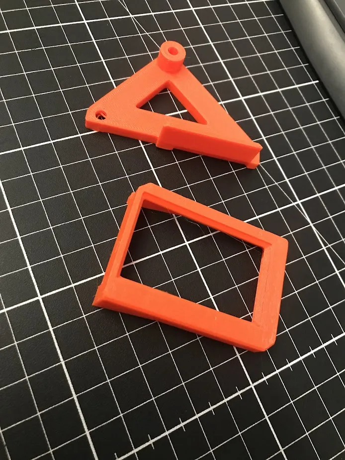 Giá đỡ đồng hồ đo độ ẩm đồng phẳng với khung máy in 3D